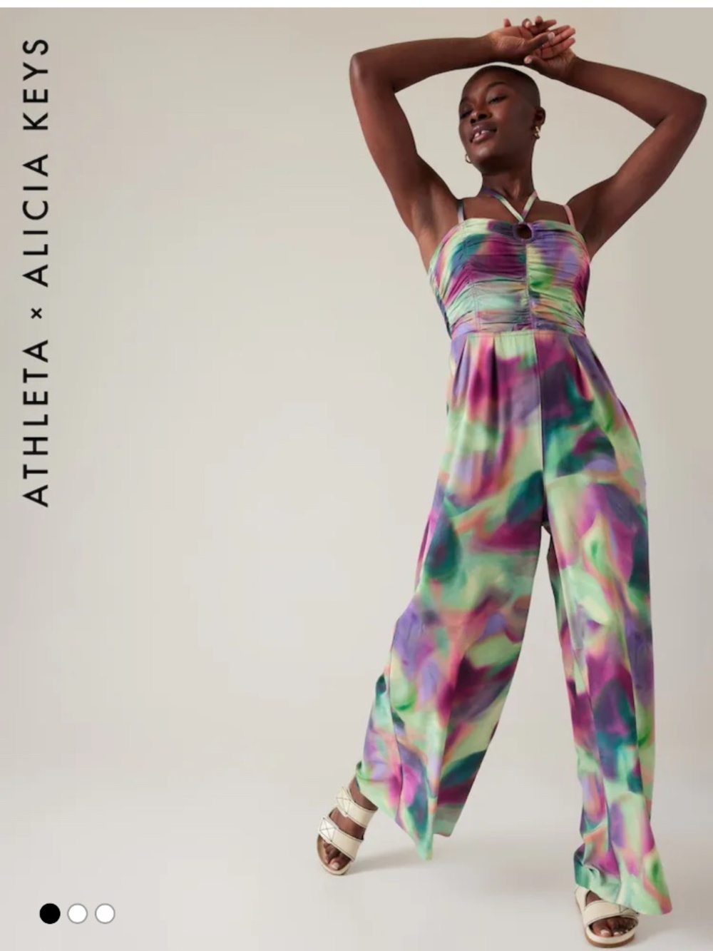 Athleta Alicia Keys Enlighten Multicolor Jumpsuit 18